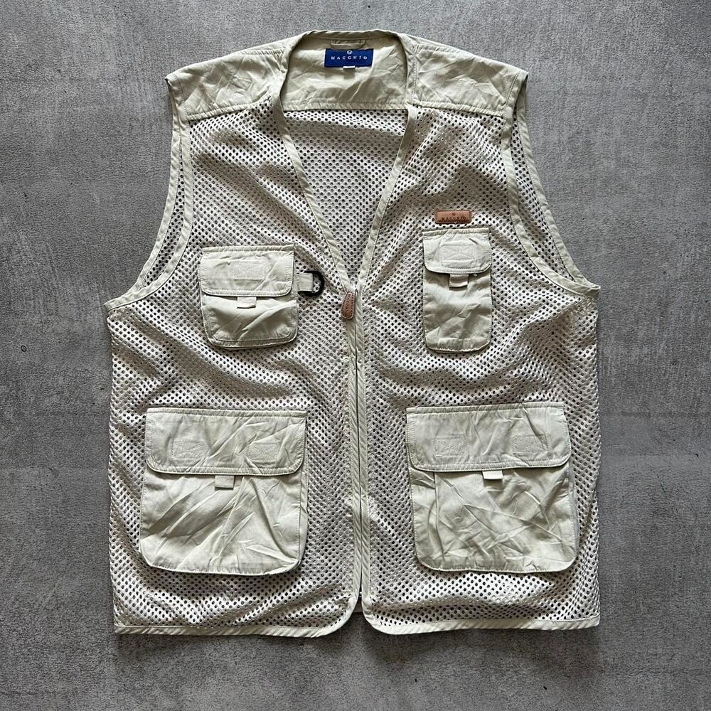 Vintage Mesh Cargo Vest